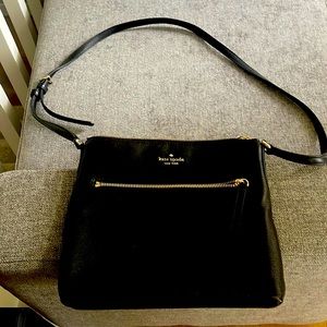 Kate Spade black shoulder purse worn once